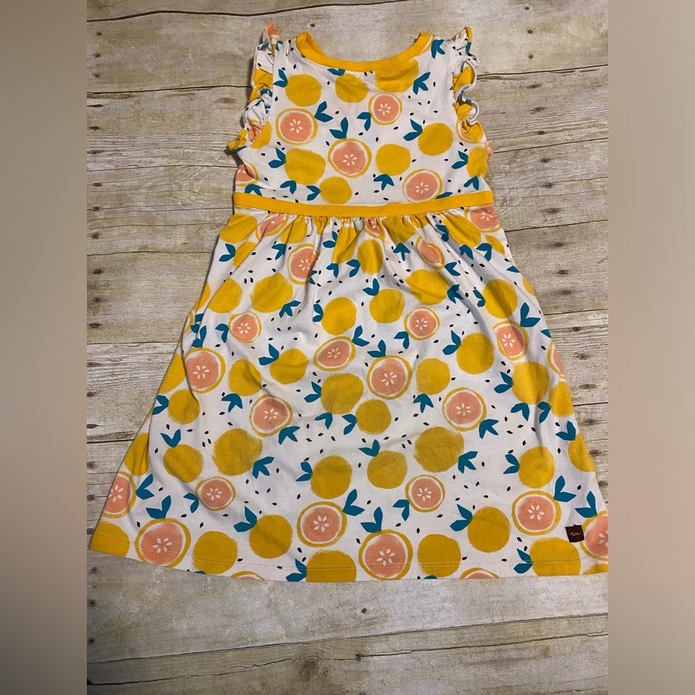 Tea Collection Citrus Dress - Size 7 - Picture 2 of 2